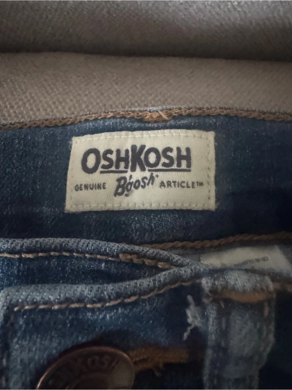 OshKosh B'gosh Girls' Blue Skinny Distressed Jeans